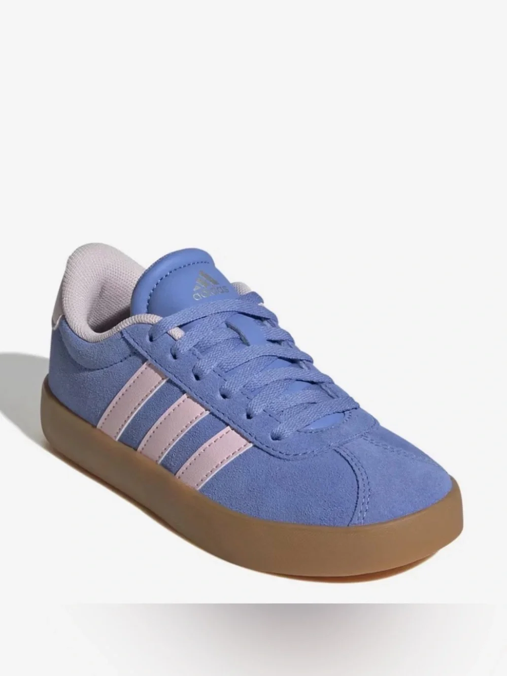 Adidas VL Court 3.0 Sneaker - Kids' Blue Fusion Clear Pink'